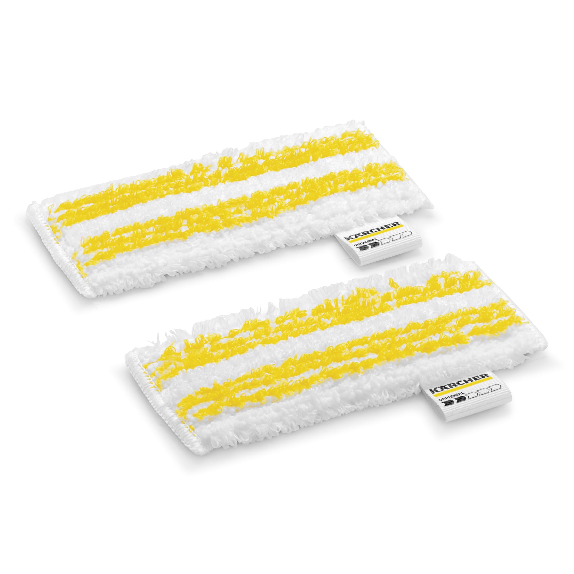 Kärcher Kit de Paños para Boquilla Manual Flexible, 2 Paños de Microfibra de, con Velcro, Lavables, Compatibles con la Boquilla Manual Flexible para Limpiadoras de Vapor de Kärcher