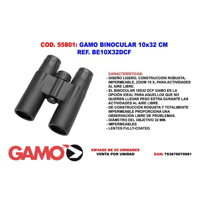 Gamo binocular 10 x 32 be10x32dcf