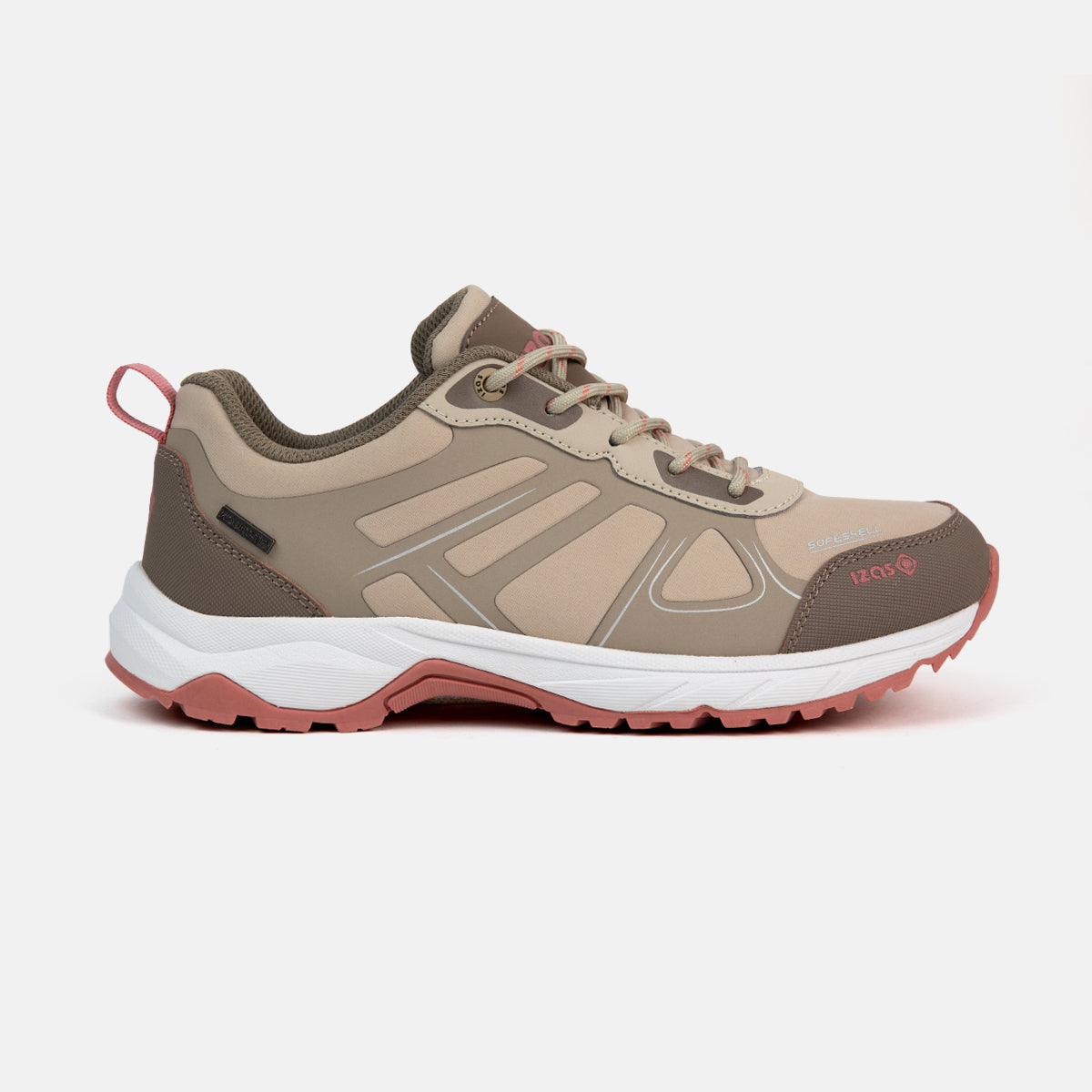 Izas - Zapatillas Deportivas Mujer - Taray W - Comodidad y tracción para Senderismo en Naturaleza, Veganas y Ligeras - Black - Talla 36
