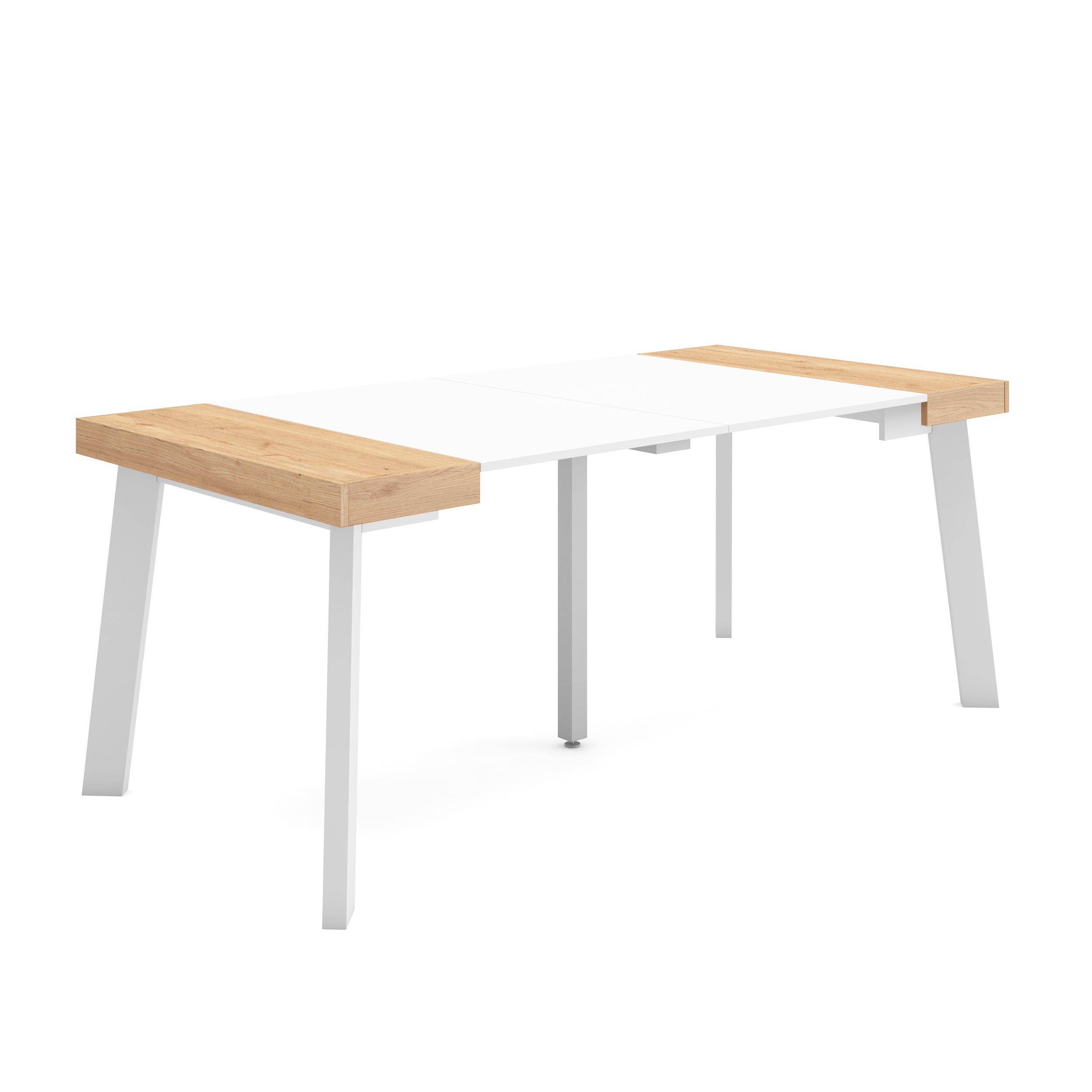 Skraut Home, Mesa Consola Extensible, Mesa Auxiliar, Tapa, 58/180x90x73cm, Práctica y Versátil, Varios colores disponibles