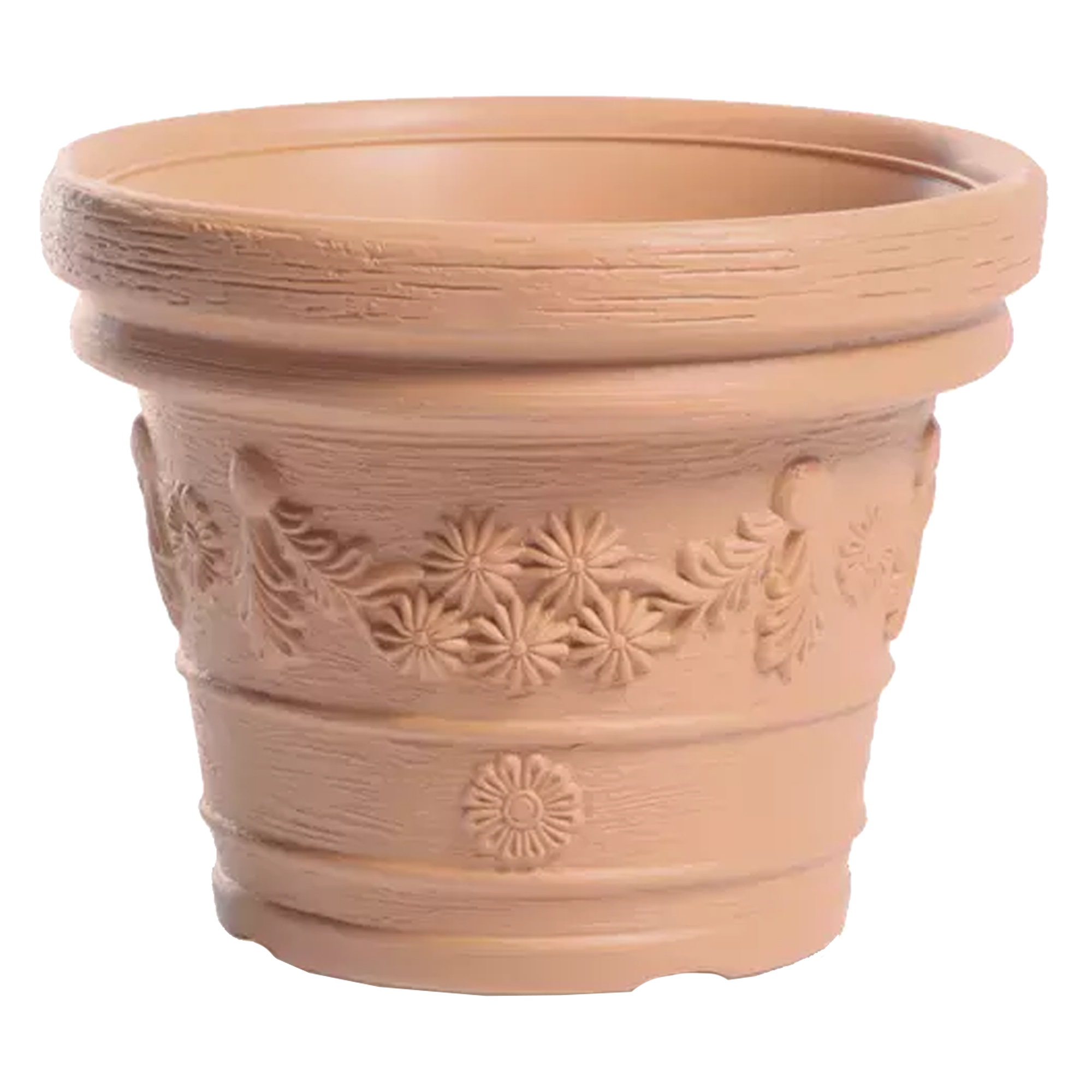 Prosperplast Maceta DECORA 21L 390x390x310 Ladrillo con Relieves