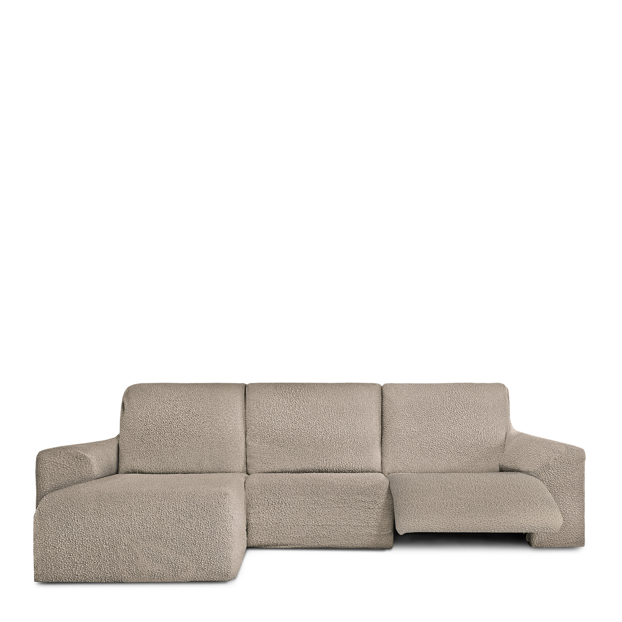 Funda de sofa m/0 ch. longue relax premium roc izquierda (Mirando de frente) c/11 brazo corto, Tamaño brazo corto izquierda, 170x310x110cm, Fábricada en España