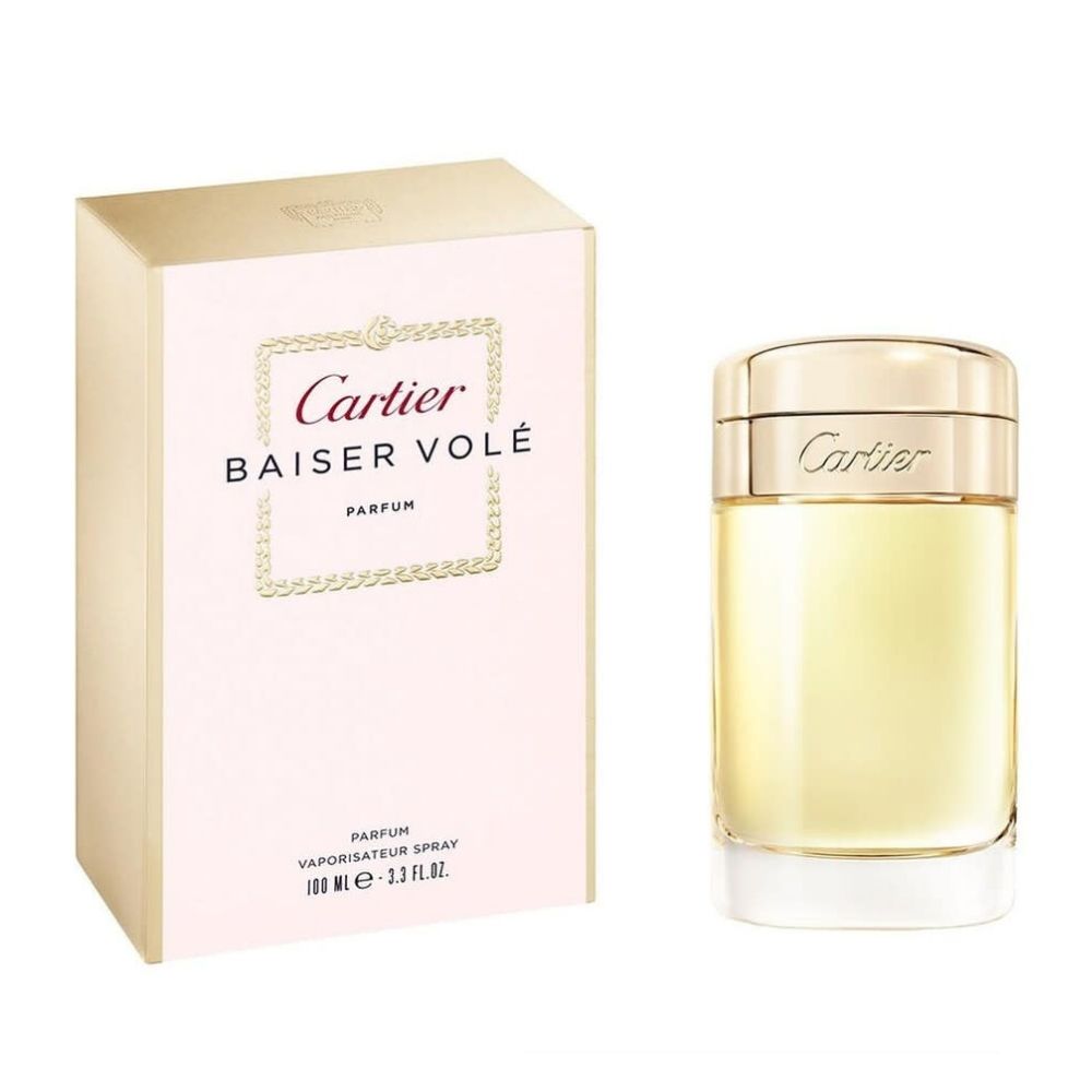 Cartier - Baiser Volé Parfum Mujer 100 ml | Perfume de lujo para mujer. Intensidad Voluptuosa, Azucena Majestuosa y Calidez Aterciopelada 🌸✨