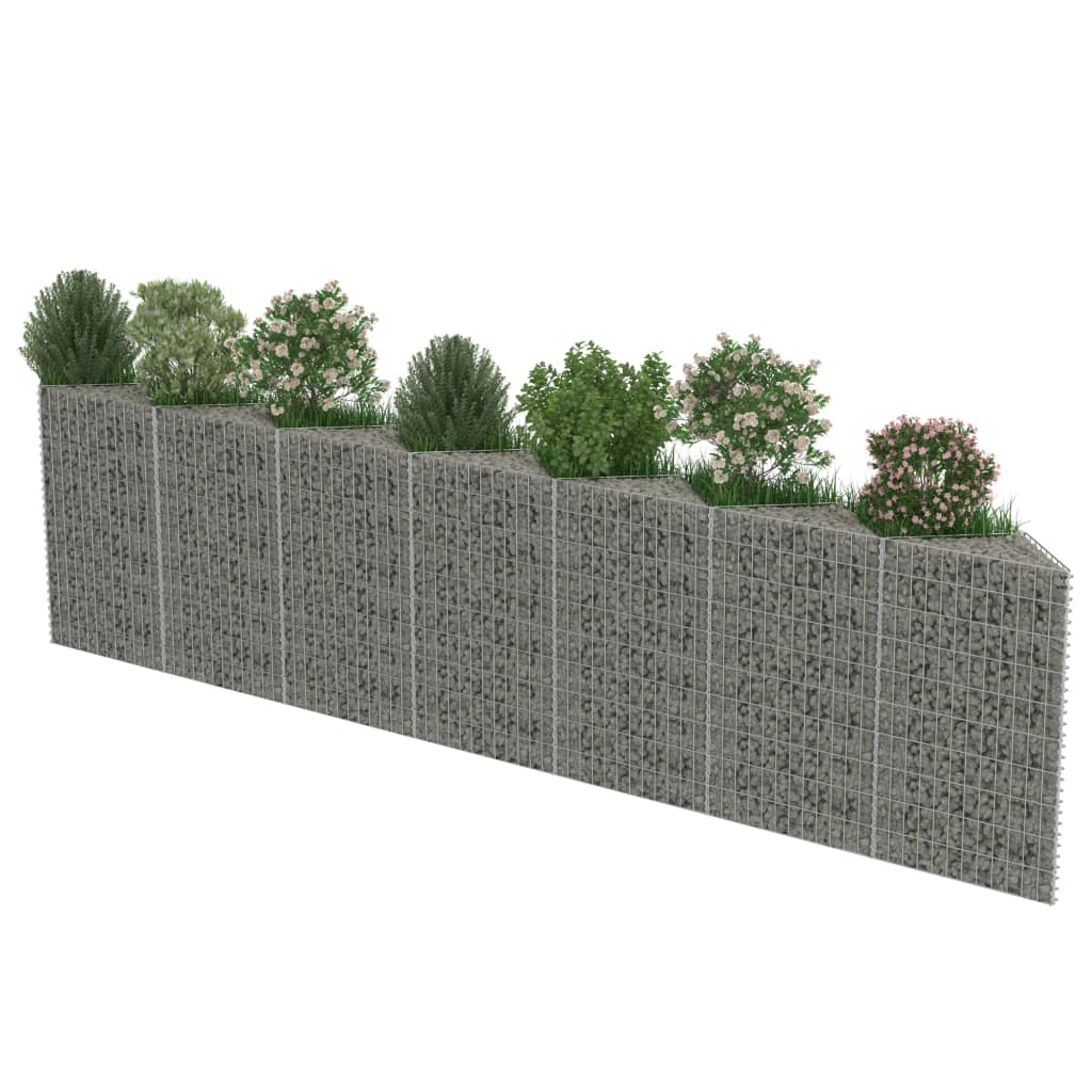 Vidaxl Muro de Gaviones de Acero 450 X 30 X 100 Cm