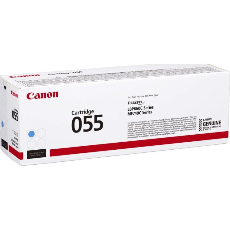 Canon 3015C002 Adecuado para LBP663CDW Toner Cian 055C 2100 Hojas