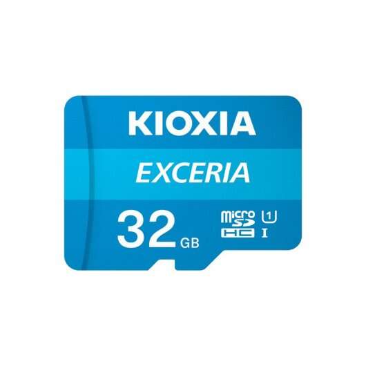 Kioxia exceria tarjeta micro sdhc 32gb uhs-i clase 10 con adaptador