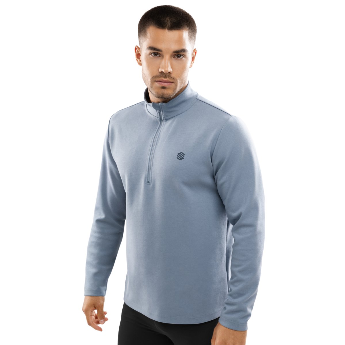 SIROKO - Sudadera Media Cremallera Gym & Trainning Hombre_