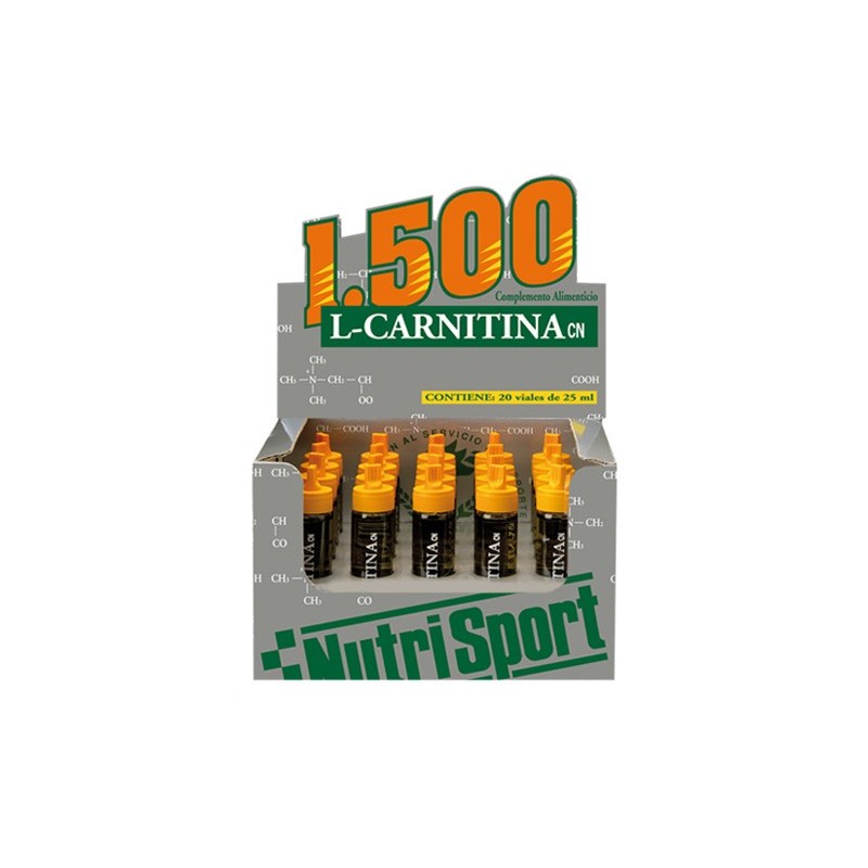 Nutrisport L-Carnitina 1500 Naranja  20 Viales..