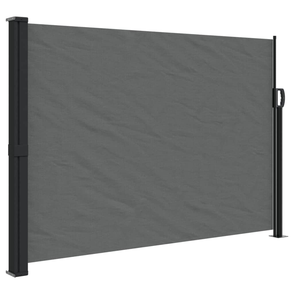 vidaXL Toldo lateral retráctil 140x300 cm Color Negro, Crema, Azul
