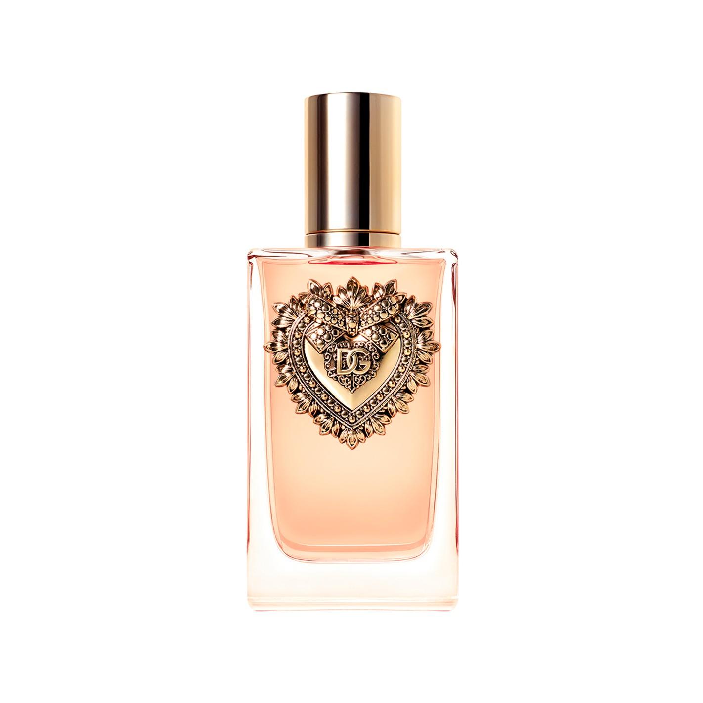 Dolce & Gabbana - Perfume Devotion EDP para mujer, fragancia gourmand con notas de limón confitado, flor de azahar y vainilla, esencia femenina elegante y duradera