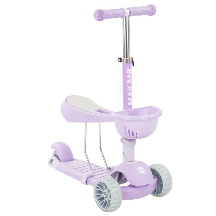 Scooter 3 em 1 Makani BonBon Candy Lila
