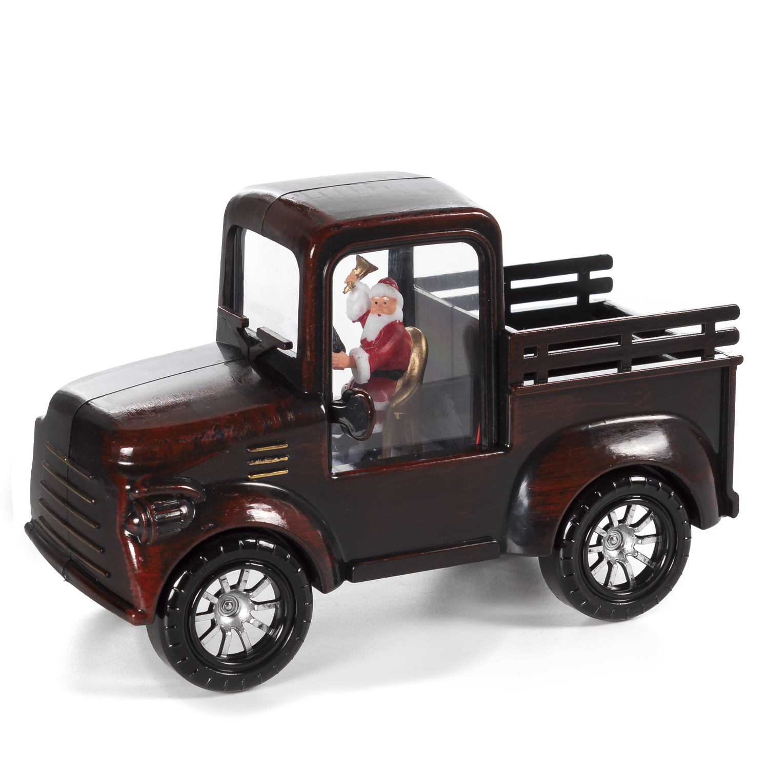 DAM. Camioneta transporte Papá Noel con luz led. 16x8x10cm.