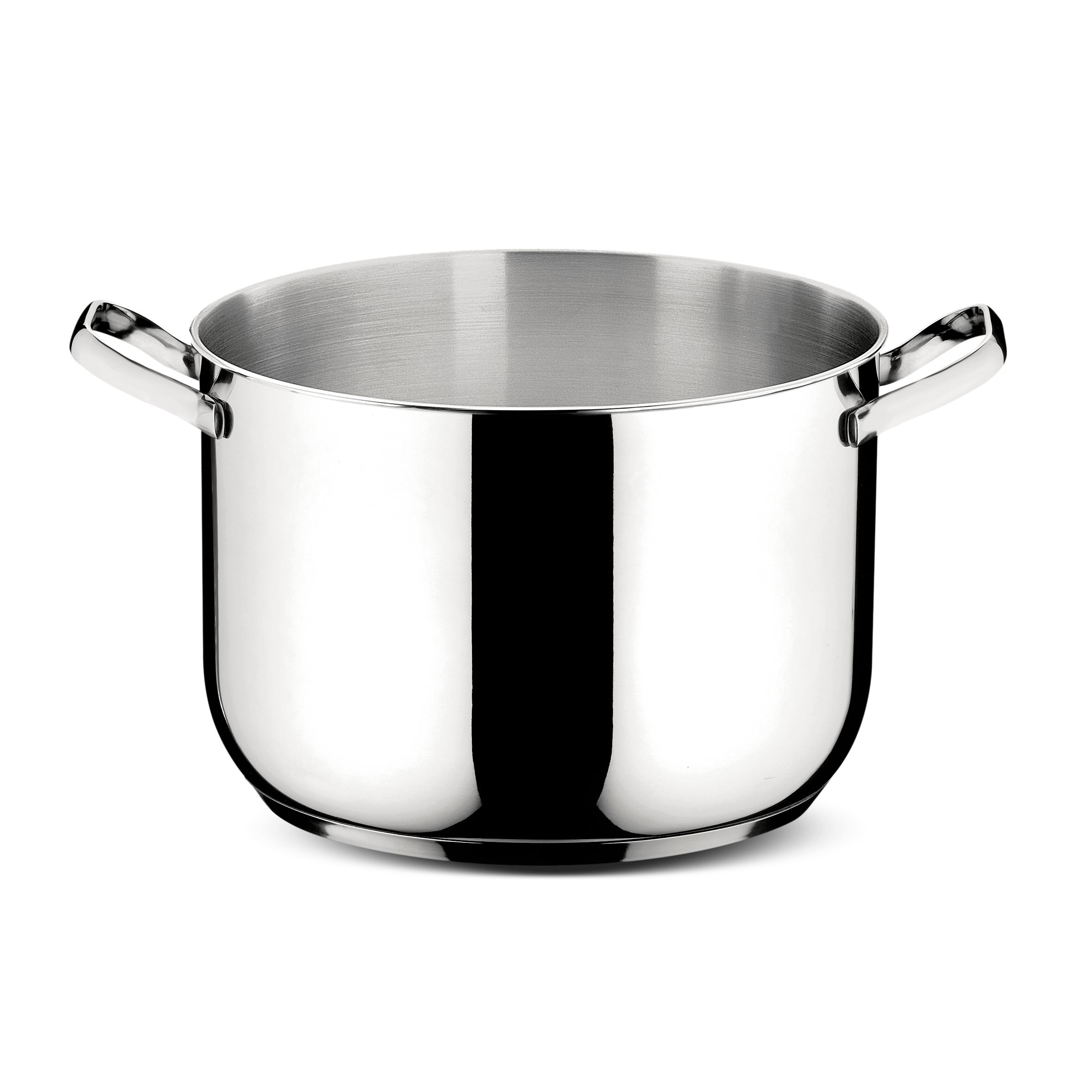 Lagostina Sfiziosa Olla de acero inoxidable, gris, 22 cm