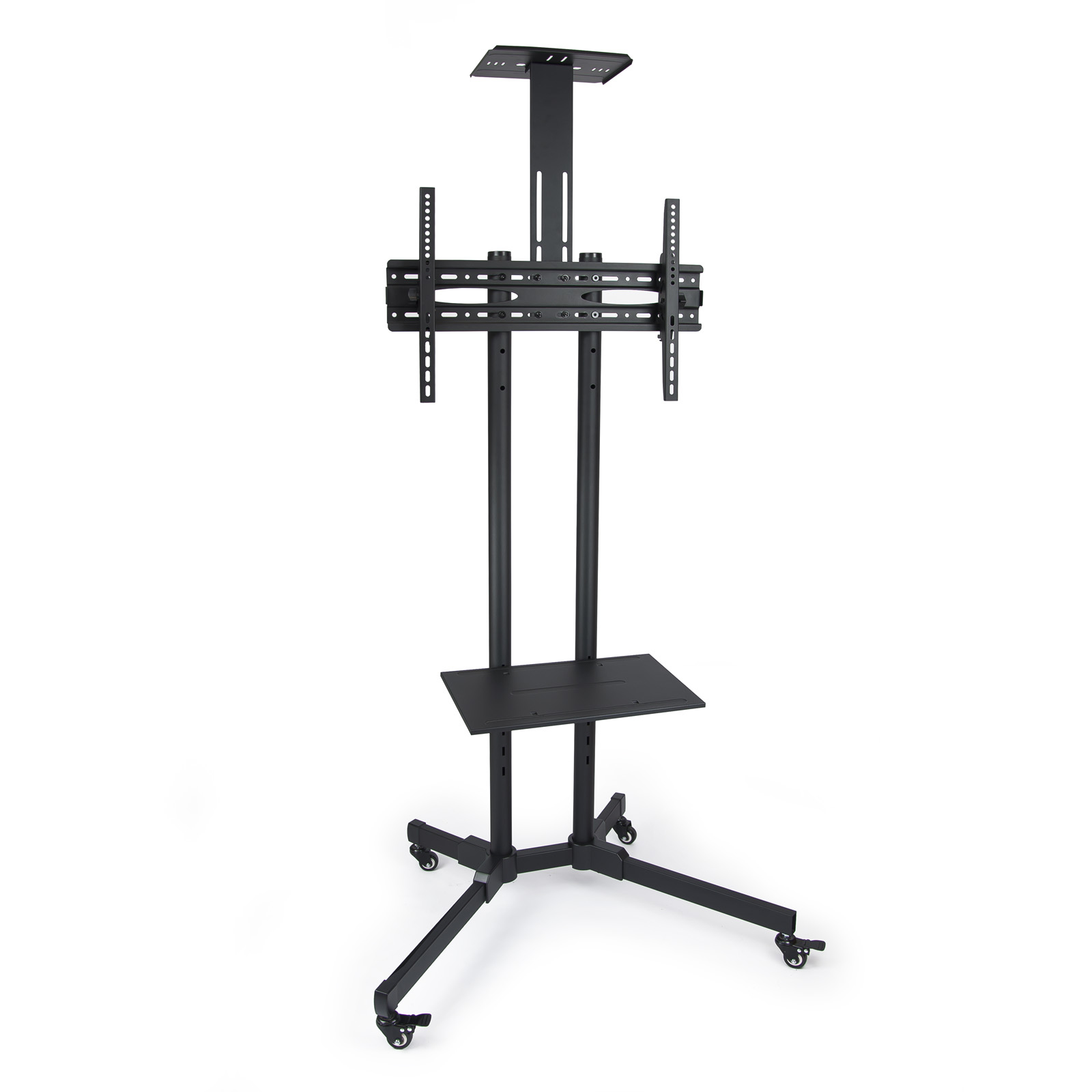 TooQ FS1470M-B, Portable flat panel floor stand, Negro, 177,8 cm (70"), TV, 50 kg, 200 x 200 mm