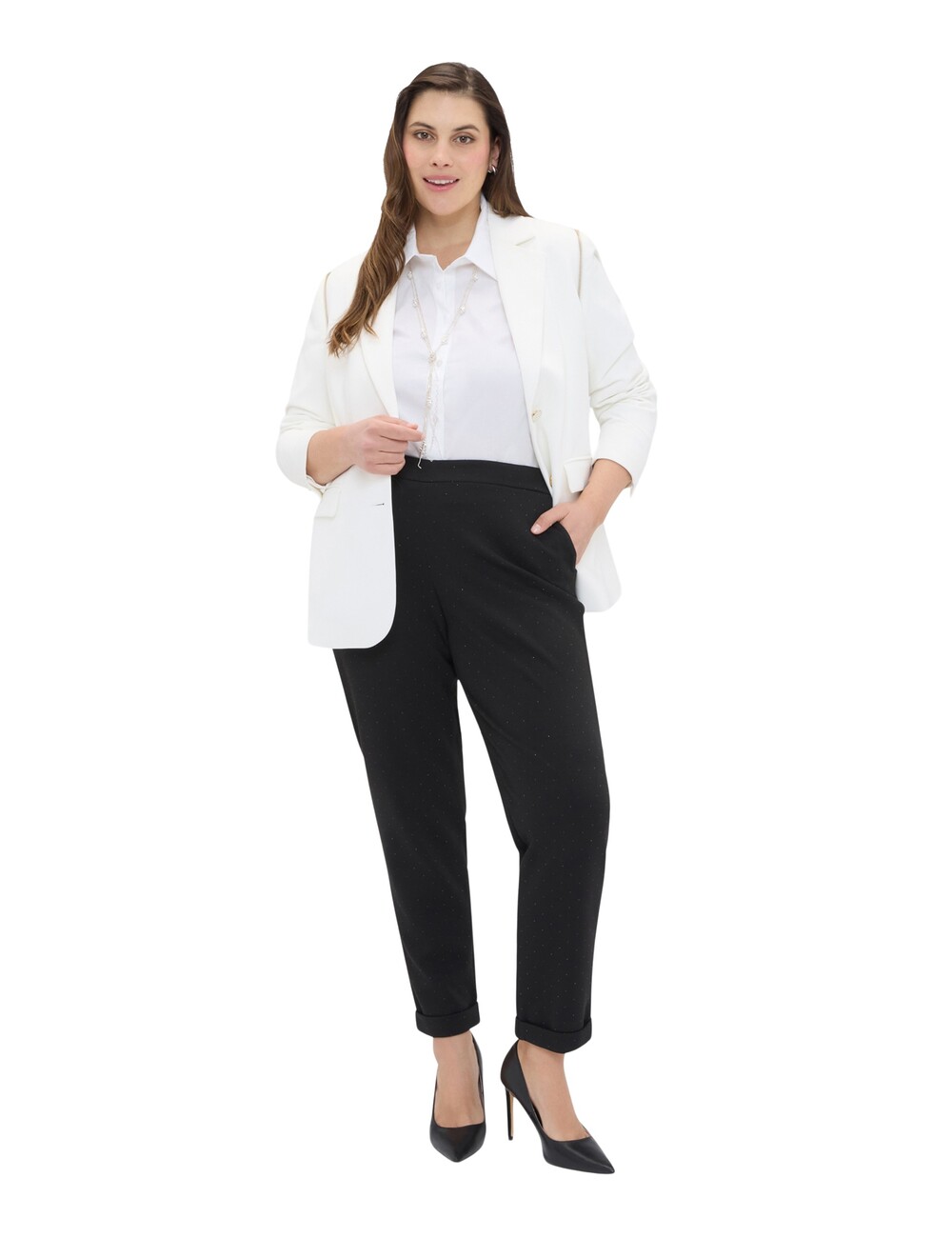 Fiorella Rubino - Pantalones Joggers con detalles brillantes