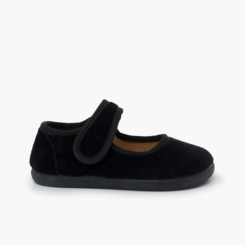 Pisamonas Merceditas barefoot terciopelo tira adherente
