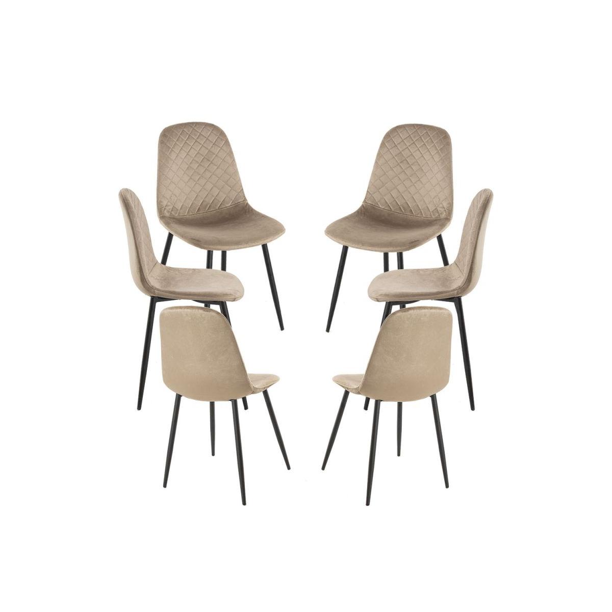 Regalos Miguel - Packs Sillas Comedor - Pack 6 Sillas Boide - Beige