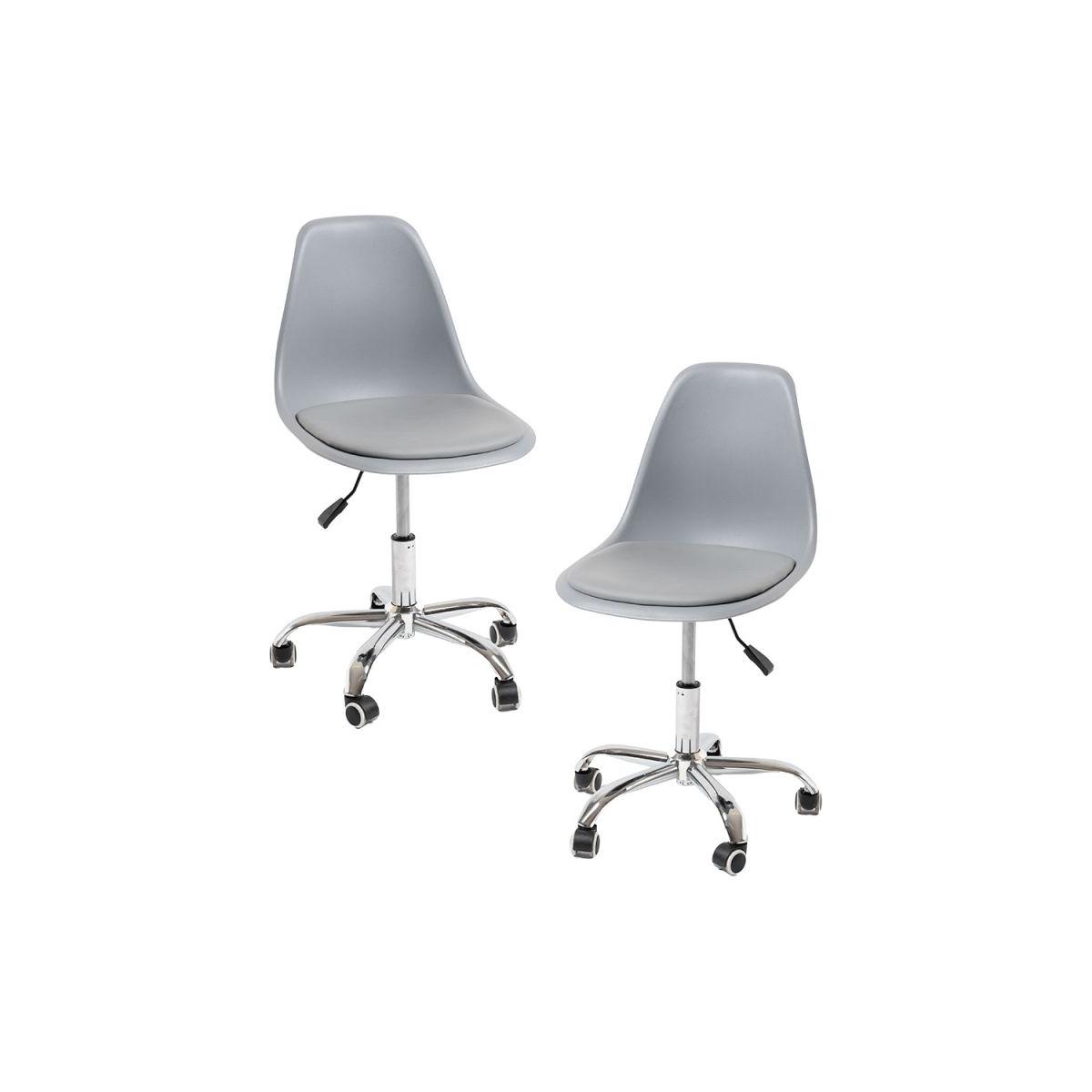 Regalos Miguel - Packs Sillas - Pack 2 Sillas Dami Office - Gris claro