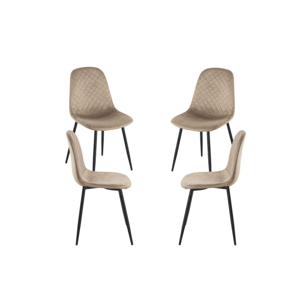 Regalos Miguel - Packs Sillas Comedor - Pack 4 Sillas Boide - Beige