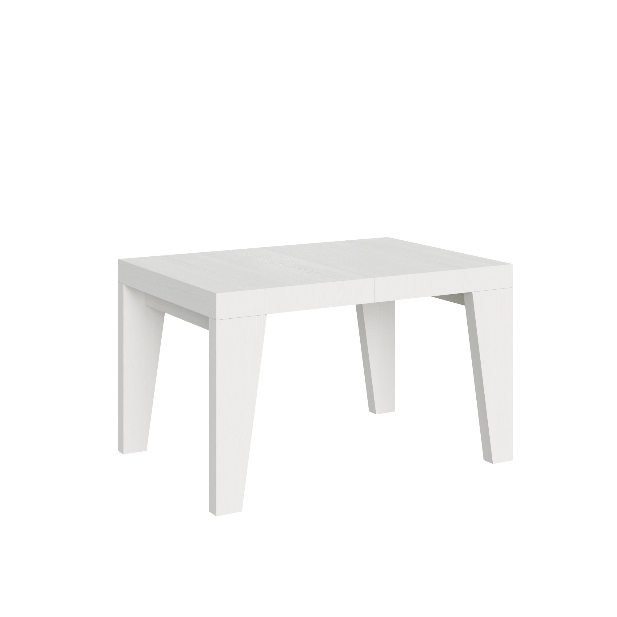 Mesa extensible 90x130/390 cm Naxy Blanco Fresno - Itamoby