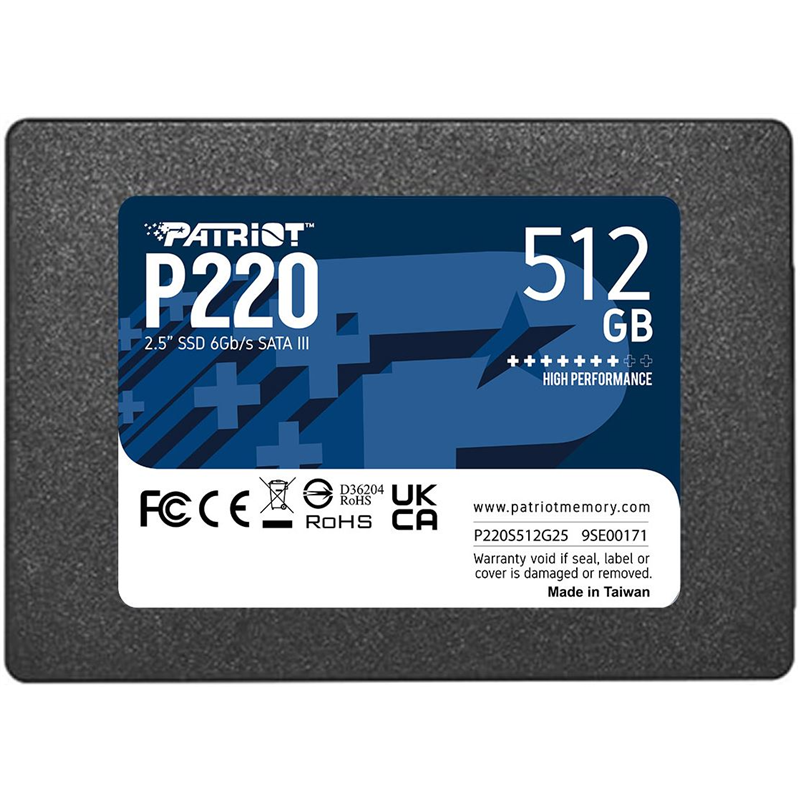 Ssd Patriot P220 512Gb Sata3 2,5