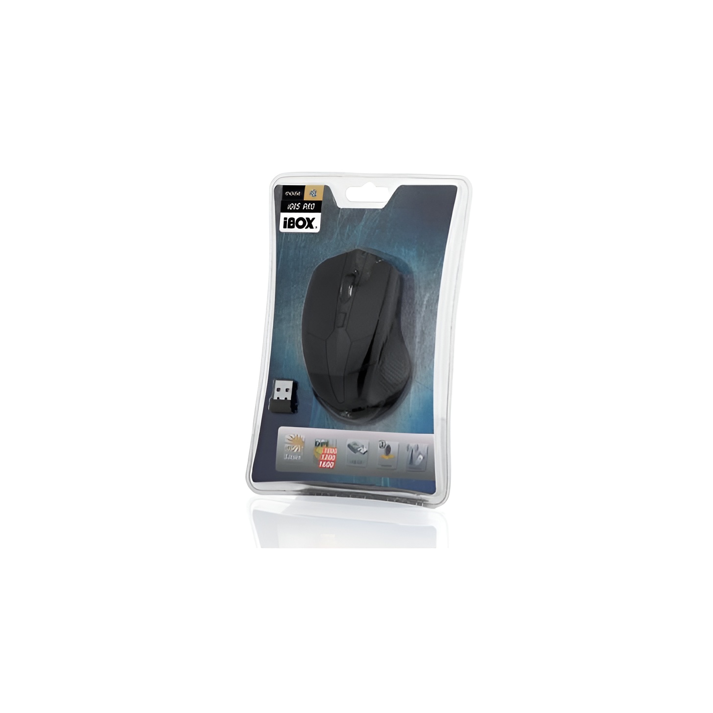 Ibox Ratón Inalámbrico Pro Laser 1600 Dpi Ambidiestro Negro