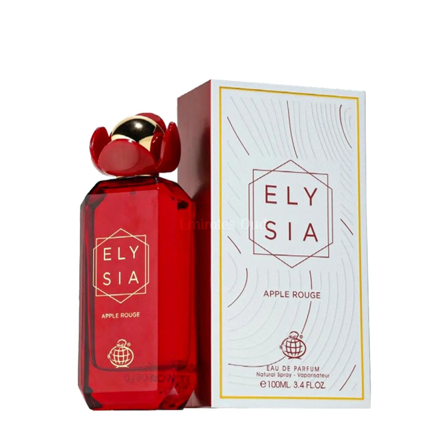 Fragrance World Elysia Apple Rouge Eau de Parfum Unisex 100 Ml   ***NOVEDAD***