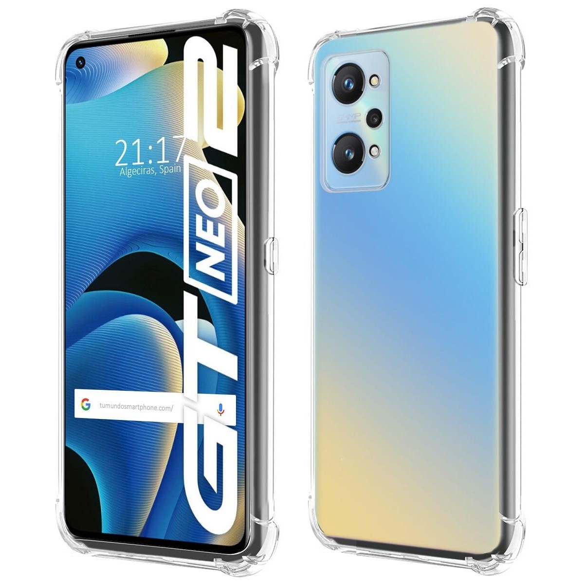 Tumundosmartphone Funda Silicona Transparente Realme GT NEO 2 5G Anti-golpes