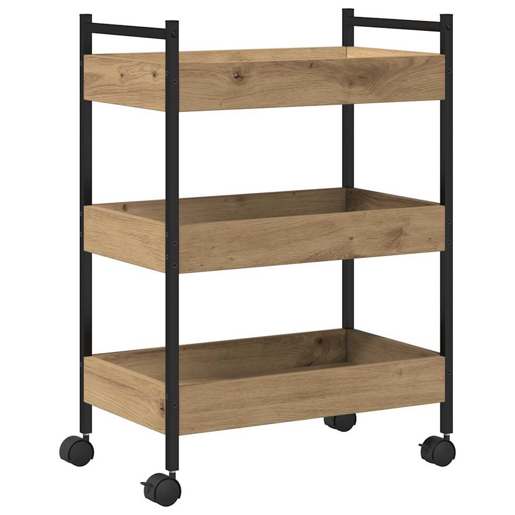vidaXL Carro de Cocina 50 x 30 x 70 cm