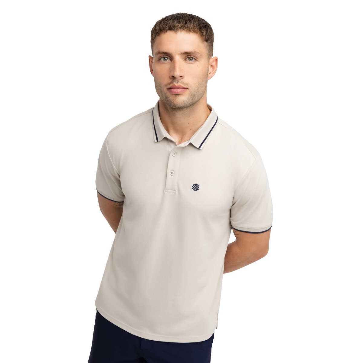 Siroko - Polo Piqué PINEHURST WHITE Golf para Hombre_