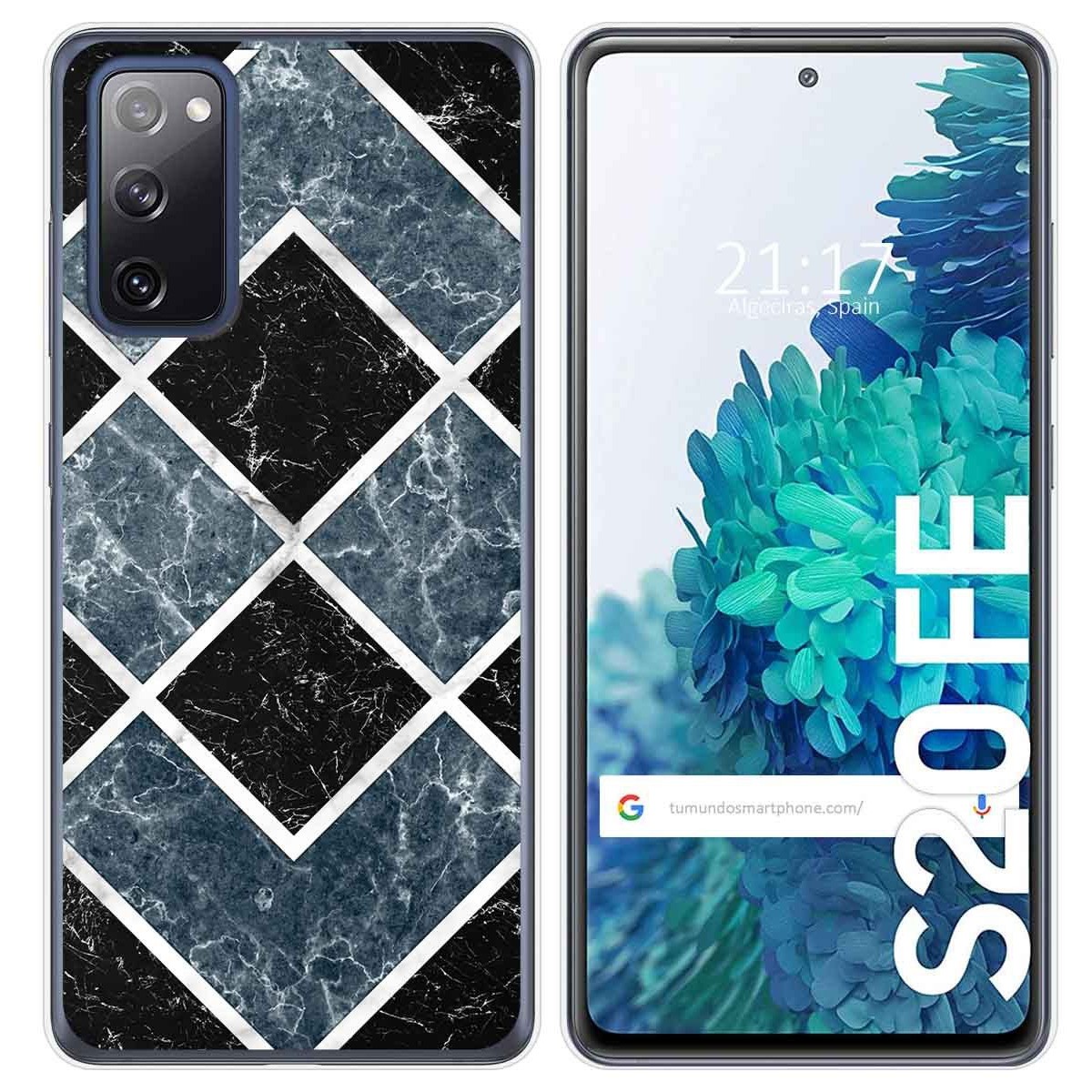 Tumundosmartphone Funda Gel Tpu para Samsung Galaxy S20 FE diseño Mármol 06 Dibujos