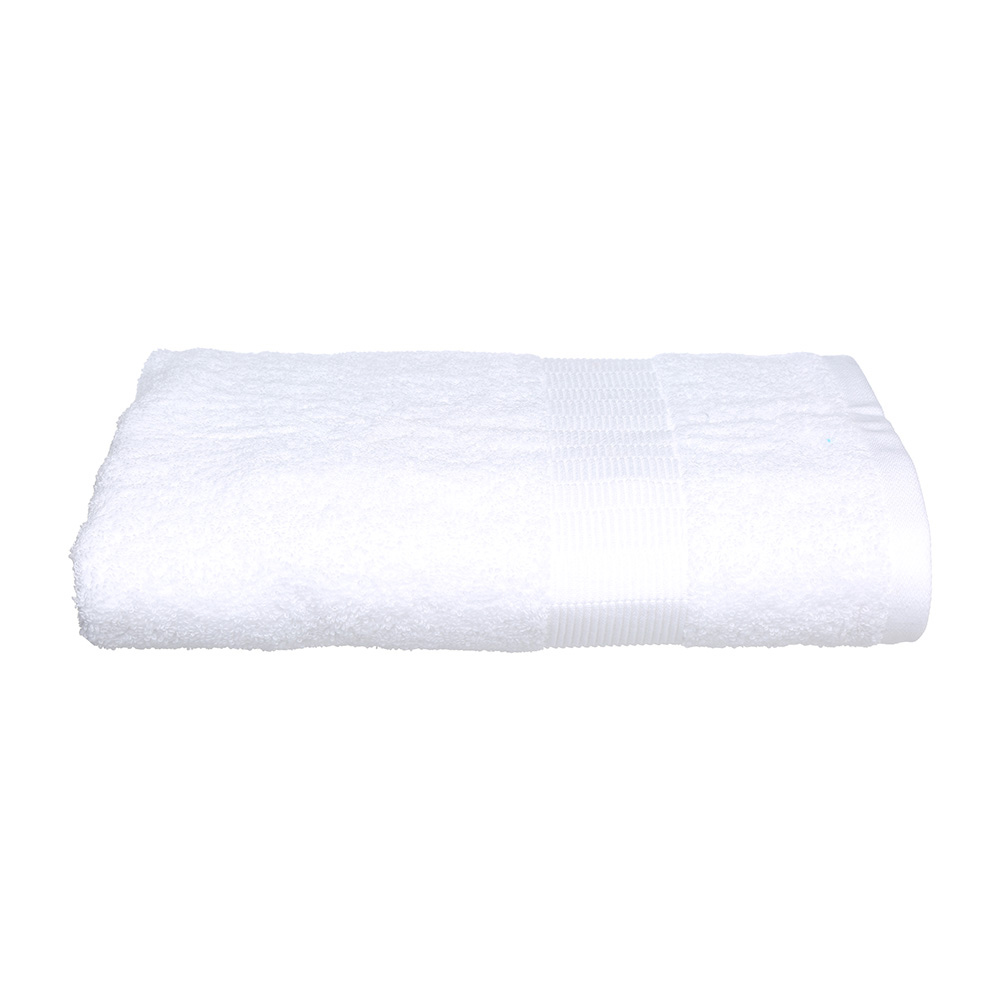 Atmosphera Toalla de Rizo 450gr Blanco 100x150cm Algodón Suave y Absorbente