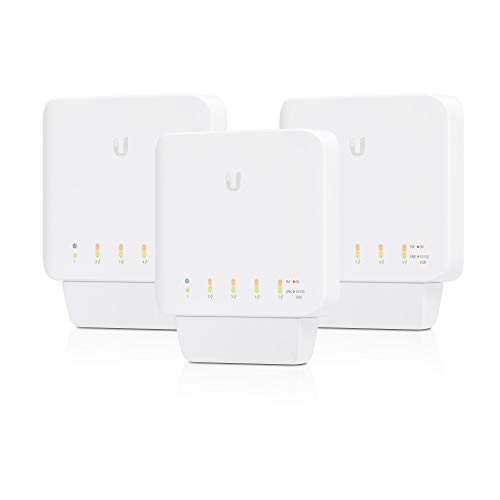 Ubiquiti Networks - Ubiquiti networks ubiquiti usw-flex-mini-3 pack de 3 unidades de usw-flex-mini. switch compacto y gestionable con 5 puertos rj45