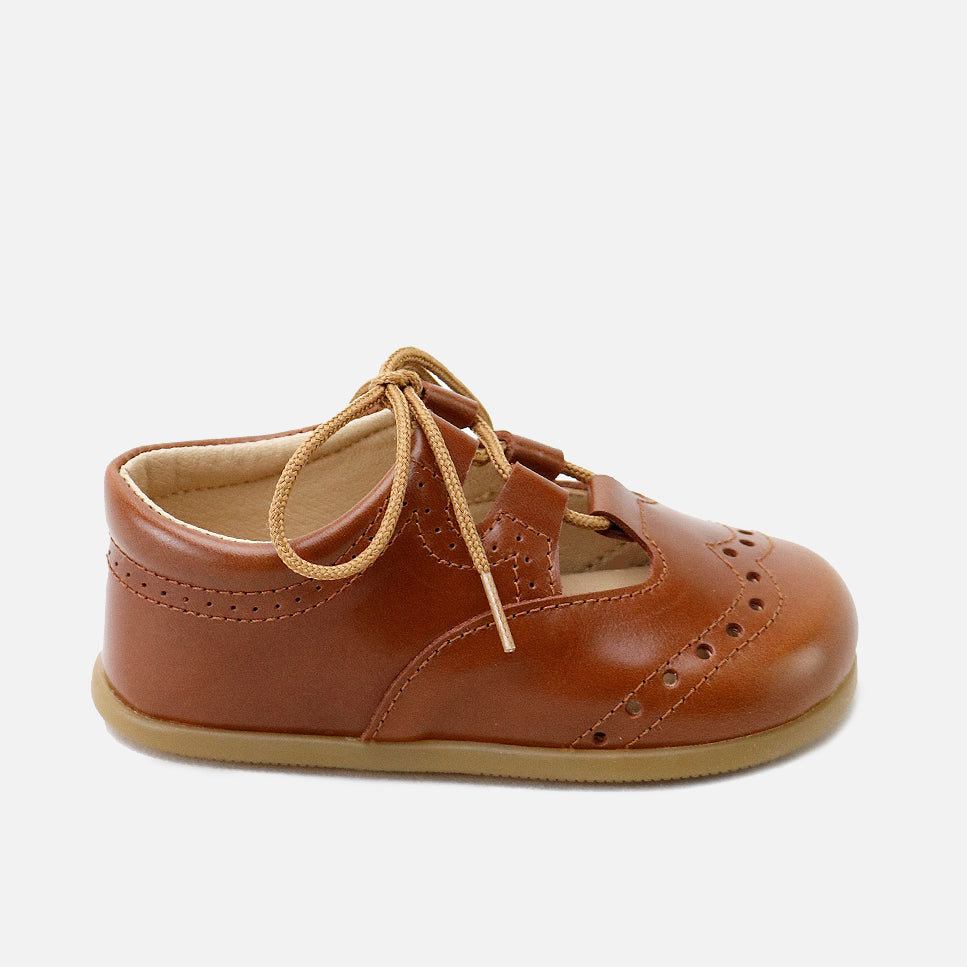 Inglesitos barefoot piel napa cuero Elisoft | Eli 1957