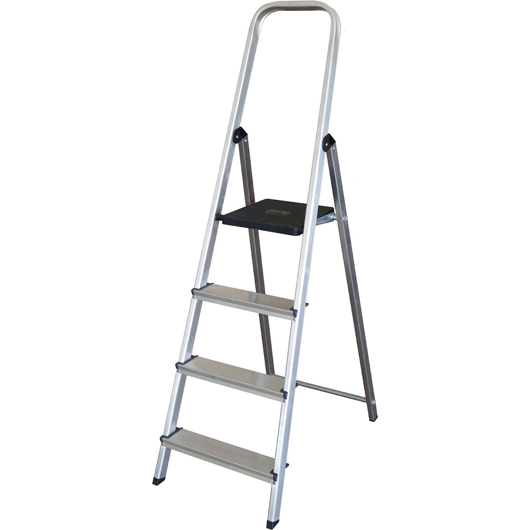 Inde - ESCALERA 4 PELDAÑOS 152X42-5X12CM - Resistente y Duradera - Plegable - Versátil - Segura con Peldaños Antideslizantes