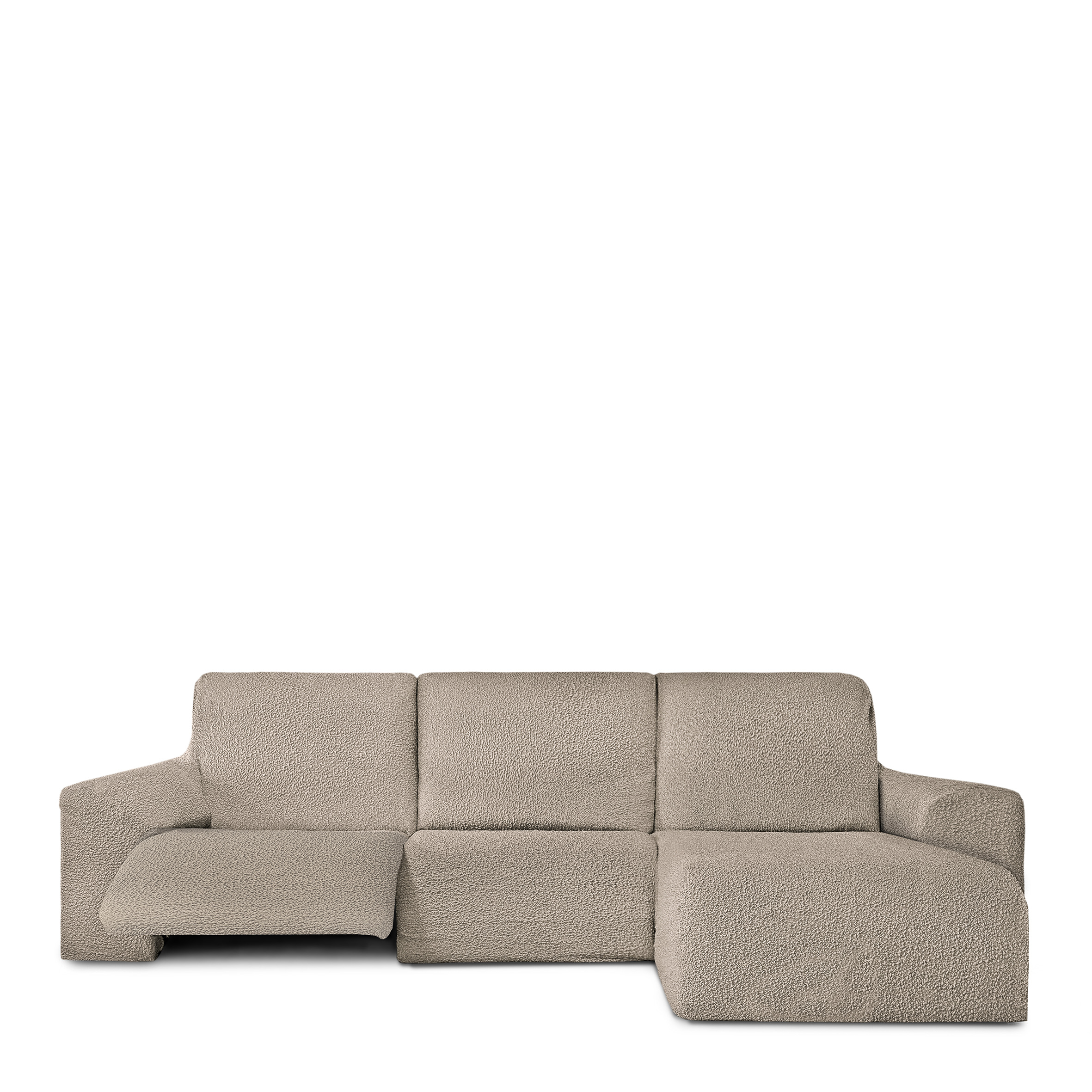 Funda de sofa m/0 ch. longue relax premium roc derecha (Mirando de frente) c/11 brazo corto, Tamaño brazo corto derecha, 170x310x110cm, Fábricada en España