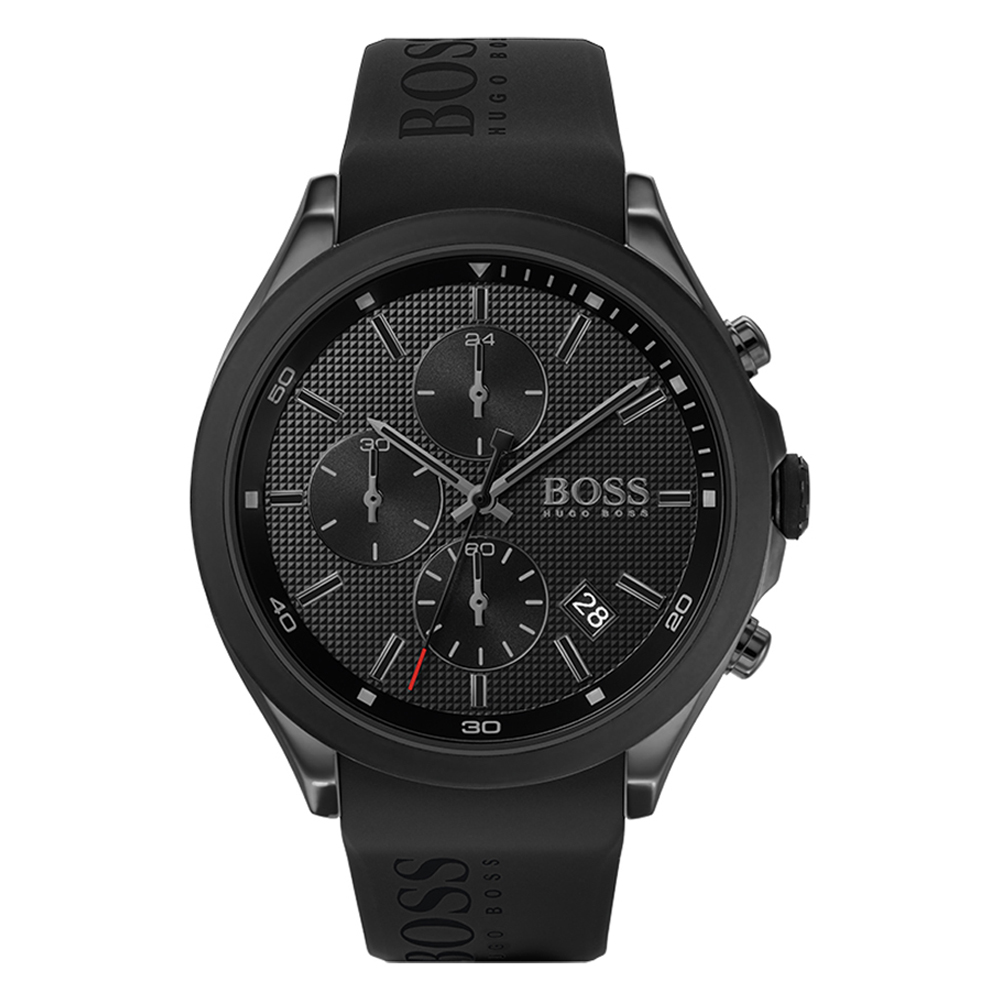 Reloj de Hombre HUGO BOSS 1513720, Esfera Negro de 44 MM + Caja de Regalo Elegante