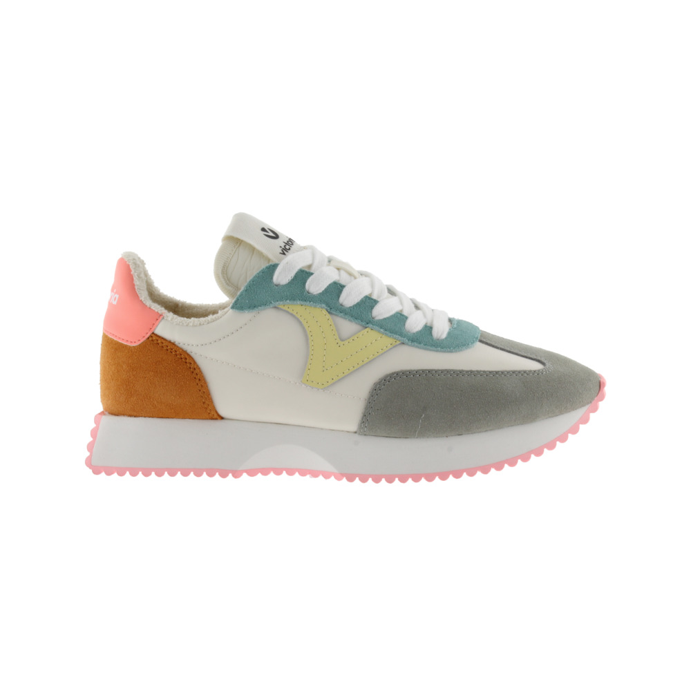 Victoria Cosmos Zapatillas multicolor de nylon con piezas de serraje y suela en sierra 1134113