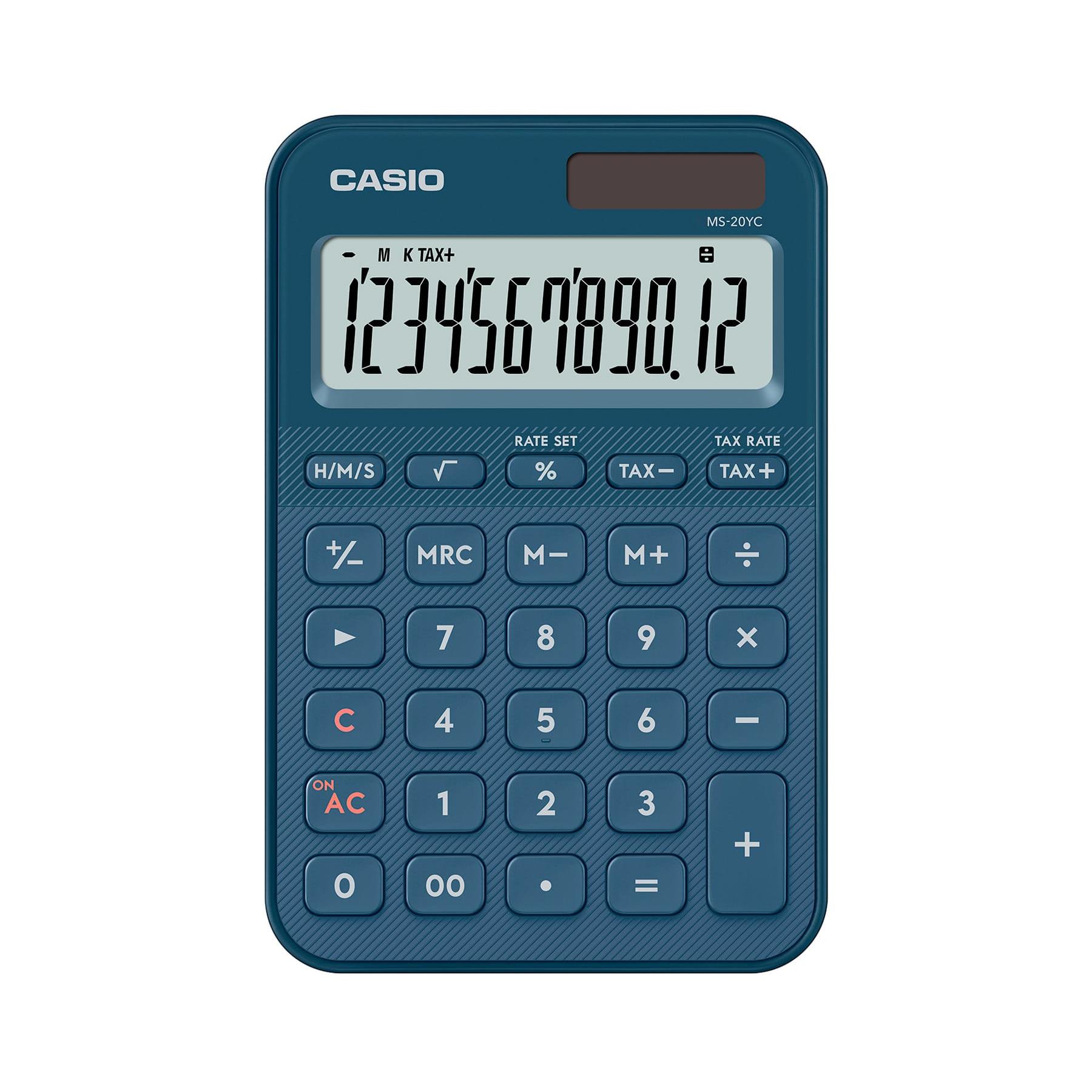 CASIO MS-20YC Azul marino / Calculadora de mesa