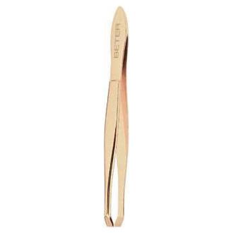 Beter Pinza De Depilar Punta De Cangrejo Dorada, 1 Ud