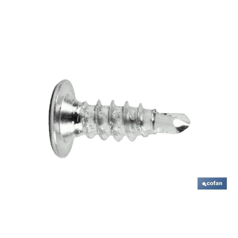 Tornillo autot. extraplano 4,2 x 14 inox a-2   caja 500 unid.