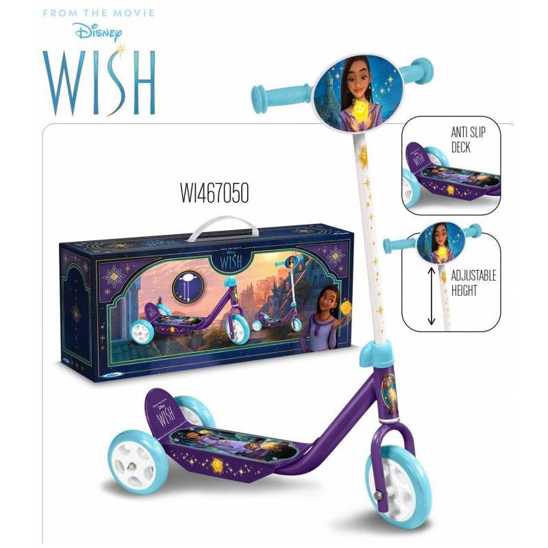PATINETE 3 RUEDAS WISH DISNEY DE STAMP