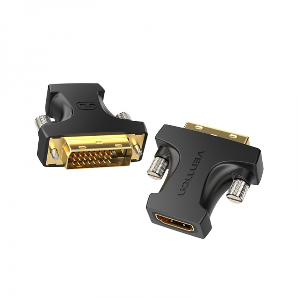 Vention adaptador hdmi hembra a dvi (24+1) macho - color negro
