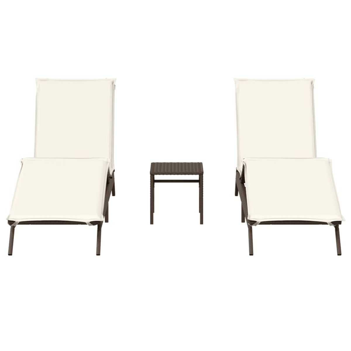 Conjunto de jardín Dalia 2 tumbonas + mesa