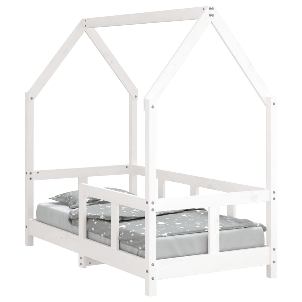 vidaXL Estructura de cama para niños madera de pino 70x140 cm