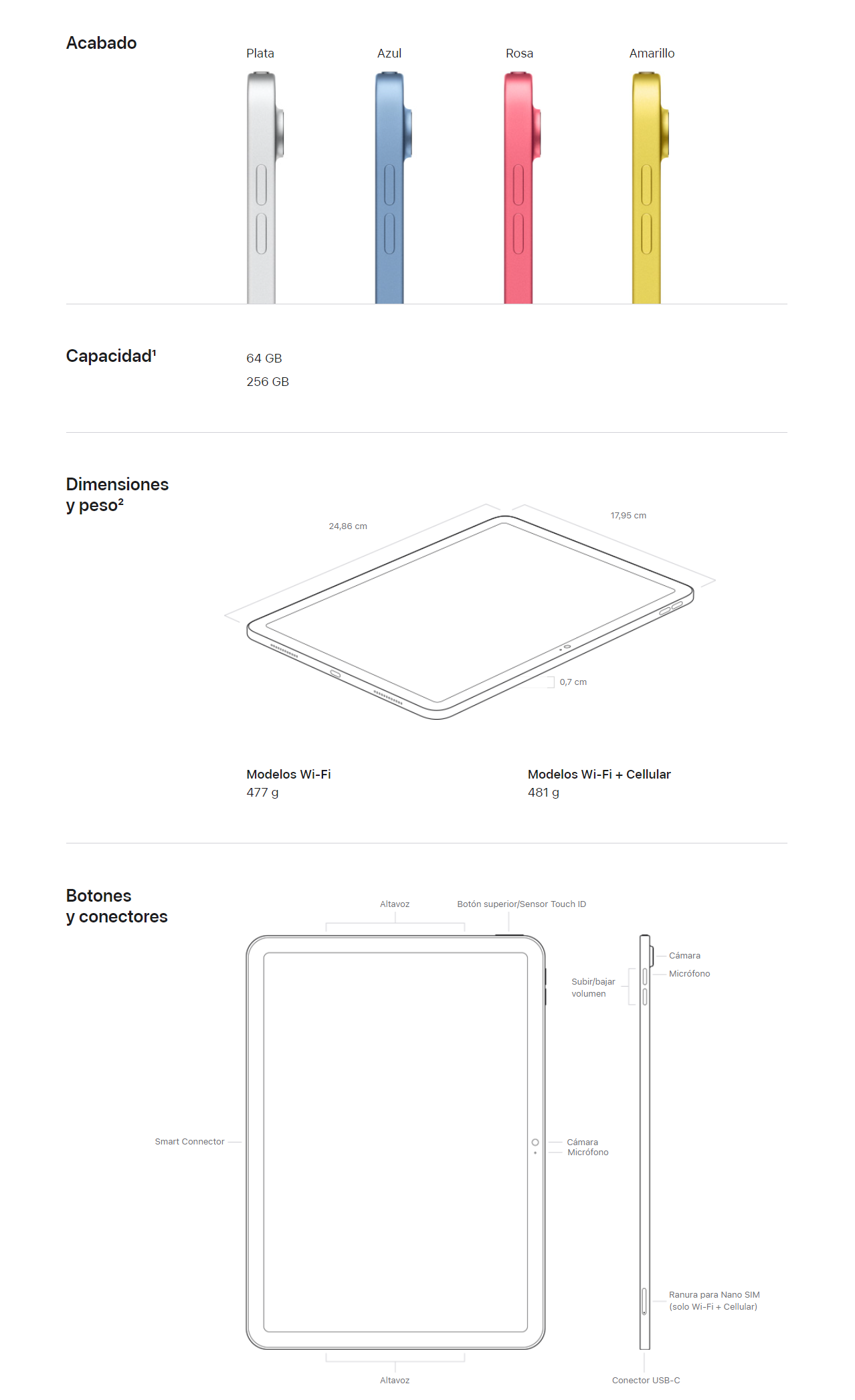 Apple 2022 iPad 10.ª generación (de 10,9 Pulgadas con Wi-Fi, 64 GB / 256 GB) - details 8