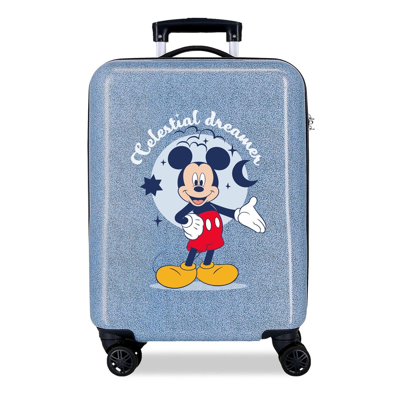 Maleta de cabina Mickey celestial dreamer denim 38x55x20 cm