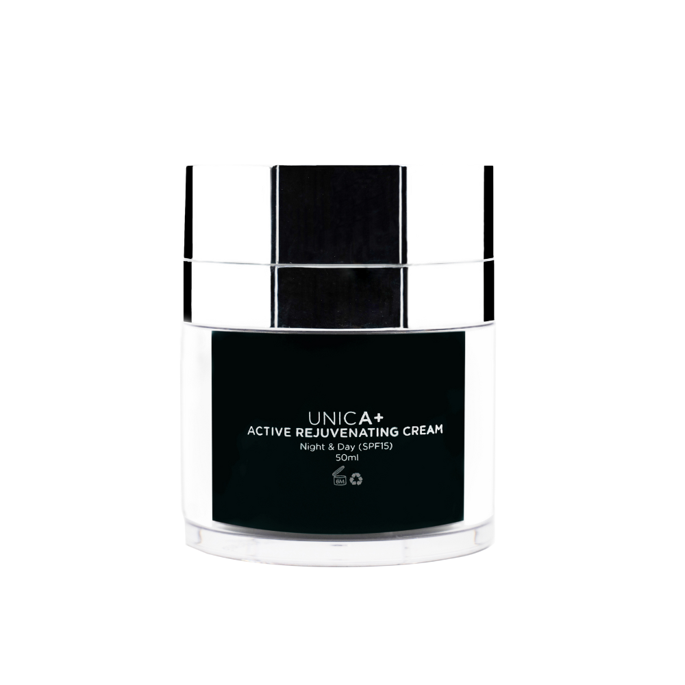 UNICSKIN - UNICA+ Crema Facial Antiedad y Hidratante con Ácido Hialurónico y Manteca de Karité para Pieles Mixtas y Grasas