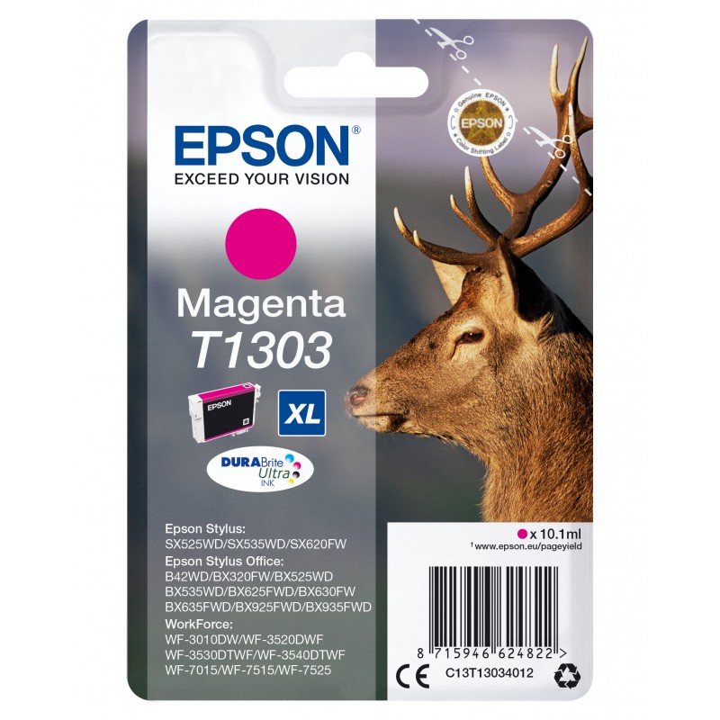 Epson - Stag Tinta magenta T1303 DURABrite Ultra Ciervo C13T13034012