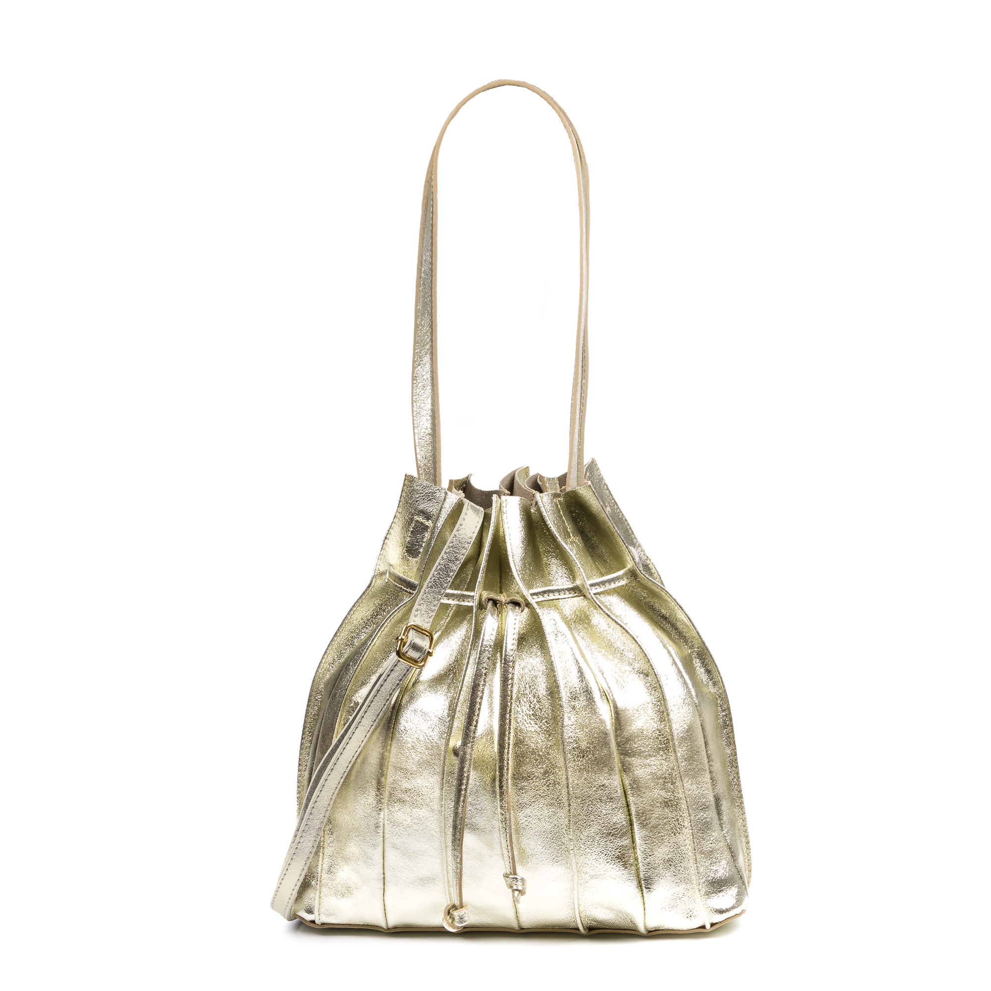 Firenze Artegiani. Albiolo bolso de hombro de mujer. Piel auténtica gamuza lacado. Made in Italy. Vera Pelle Italiana.